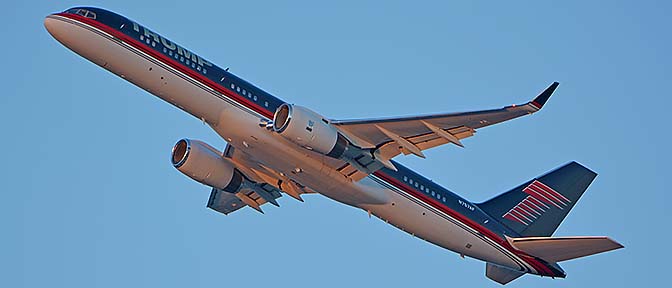 Trump 757-2J4 N757AF, Phoenix Sky Harbor, October 29, 2016, 2016